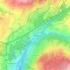 Longchamp topographic map, elevation, terrain