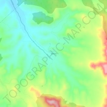 Sotoca topographic map, elevation, terrain