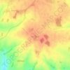 Great Wood Hill topographic map, elevation, terrain
