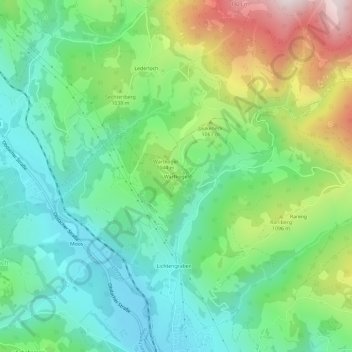Wartkogel topographic map, elevation, terrain