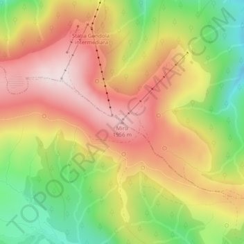 Miru topographic map, elevation, terrain