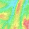 Chalier topographic map, elevation, terrain