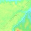 Santo Luis topographic map, elevation, terrain