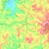 Oliveira topographic map, elevation, terrain