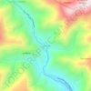 Llanitos topographic map, elevation, terrain