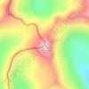 Sky Pilot topographic map, elevation, terrain