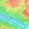 Le Villaret topographic map, elevation, terrain