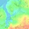 Harkensee topographic map, elevation, terrain