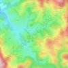 Les Bourbas topographic map, elevation, terrain