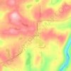 Heart Lake topographic map, elevation, terrain