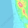 San Carlos topographic map, elevation, terrain