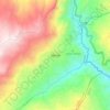 Manta topographic map, elevation, terrain