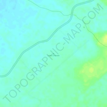 Loma Colorado topographic map, elevation, terrain