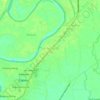 San Fernando Sur topographic map, elevation, terrain
