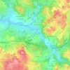 Meillerateix topographic map, elevation, terrain