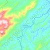 Rio Claro topographic map, elevation, terrain