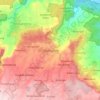 Pageruyung topographic map, elevation, terrain