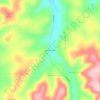 Harmontown topographic map, elevation, terrain