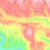 Yanayaku topographic map, elevation, terrain