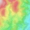 Le Sauzet topographic map, elevation, terrain