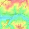 Itchen Abbas topographic map, elevation, terrain