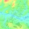 Le Bourg-Est topographic map, elevation, terrain