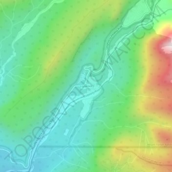 Longmire topographic map, elevation, terrain
