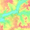 Sokoto topographic map, elevation, terrain