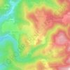 Lugeastre Haut topographic map, elevation, terrain