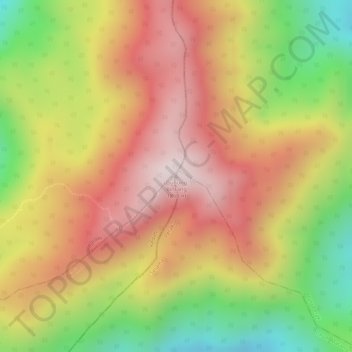 Gunung Bintang topographic map, elevation, terrain