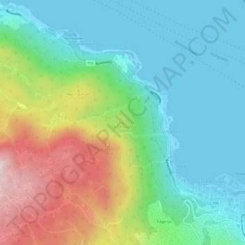 Skardhaugen topographic map, elevation, terrain