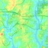 Belmont topographic map, elevation, terrain
