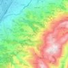 Beshamoun topographic map, elevation, terrain