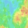 Braås topographic map, elevation, terrain