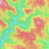 Mascanho topographic map, elevation, terrain