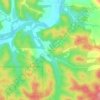 Hinch topographic map, elevation, terrain