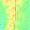 Elm Mott topographic map, elevation, terrain