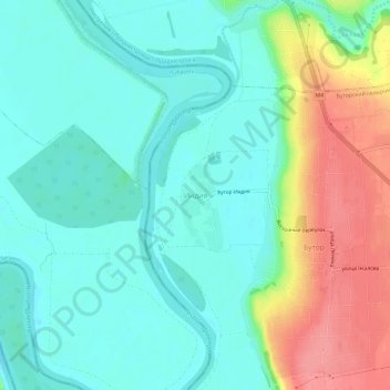 Indiya topographic map, elevation, terrain
