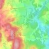 Le Mont topographic map, elevation, terrain