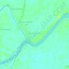 Muara Muntai Ilir topographic map, elevation, terrain