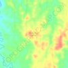Bukit Bumi Raya topographic map, elevation, terrain