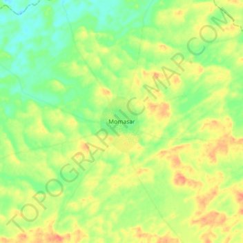Momasar topographic map, elevation, terrain