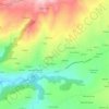 Cortiñas topographic map, elevation, terrain
