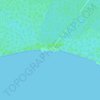 Playa Caimito topographic map, elevation, terrain