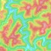 Pentacre topographic map, elevation, terrain