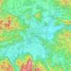 Ljubljana topographic map, elevation, terrain