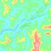 São Domingos topographic map, elevation, terrain