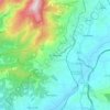 Tortosendo topographic map, elevation, terrain