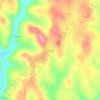 Lucinda topographic map, elevation, terrain