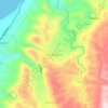 Compostela topographic map, elevation, terrain